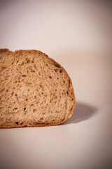 A Close-Up View of Freshly Baked Bread Highlighting Its Texture and Crust