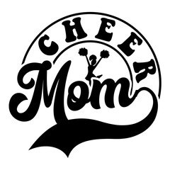 Cheer mom SVG Design

