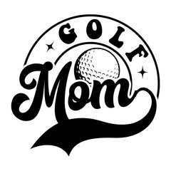 Golf mom SVG Design
