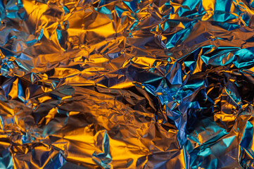 a spectrum of colors, from warm oranges and yellows to cool blues and teals, creating a dynamic and...