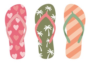 flip flops vector illustration