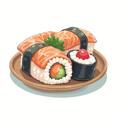 Cute Sushi Very Delicious Design