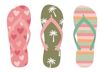 flip flops vector illustration