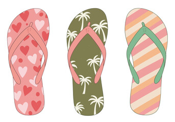 flip flops vector illustration