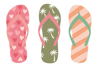 flip flops vector illustration