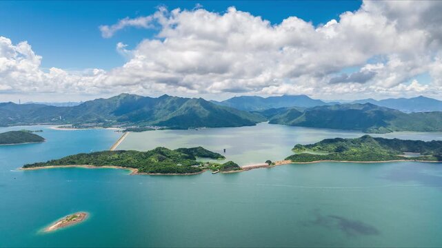 Plover Cove Reservoir and  Pat Sin Leng