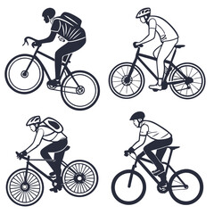 Obraz premium Bicycle Icon Collection