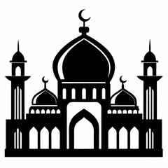 Clean Islamic Architecture Silhouette