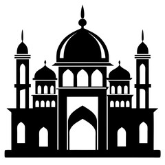 Clean Islamic Architecture Silhouette
