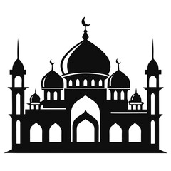 Clean Islamic Architecture Silhouette