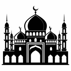 Clean Islamic Architecture Silhouette
