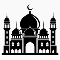 Clean Islamic Architecture Silhouette