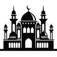 Clean Islamic Architecture Silhouette