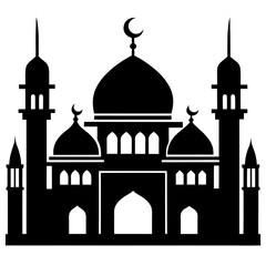 Clean Islamic Architecture Silhouette