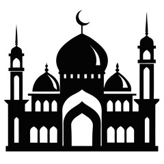Clean Islamic Architecture Silhouette