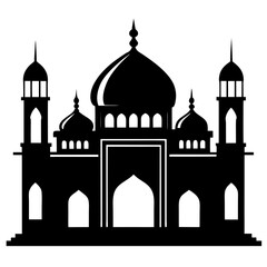 Clean Islamic Architecture Silhouette