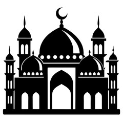 Clean Islamic Architecture Silhouette