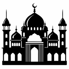 Clean Islamic Architecture Silhouette