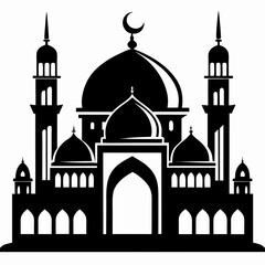 Clean Islamic Architecture Silhouette