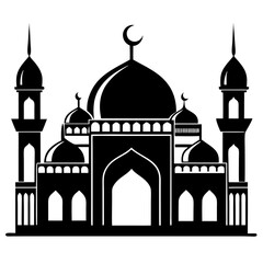 Clean Islamic Architecture Silhouette