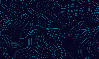 Fototapeta premium Topographic map background concept. Topo contour map. Rendering abstract illustration. similar abstract illustration. Geography concept. paper texture design .Imitation of a geographical map .
