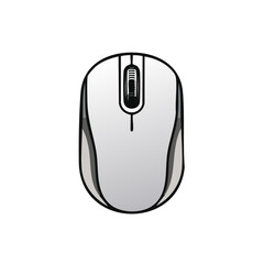 Wireless Computer Mouse with Scroll Wheel for Desktop or Laptop Usage