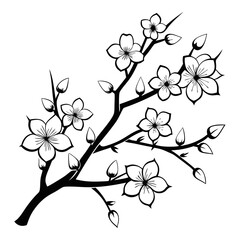 branch of cherry tree