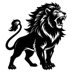 Black Lion Roar Artwork