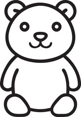 panda tedey  vector