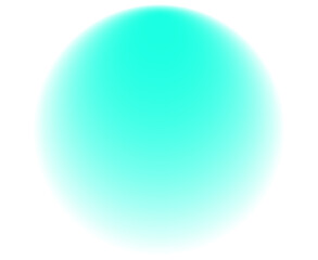 High resolution turquoise gradient glows with soft blurred edges. Isolated PNG file with transparent background. Vibrant gradient glow. Trendy overlay for modern poster, header or design element.
