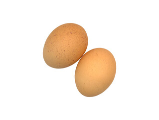 Eggs isolated on transparent or white background, png