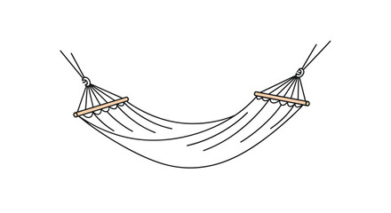 Relaxing cotton hammock for ultimate outdoor comfort and leisurely enjoyment