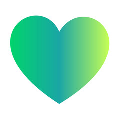 heart with green leaves