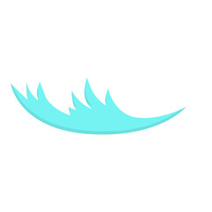 vector illustration of a feather