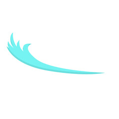 vector illustration of a feather