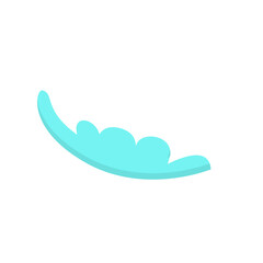 Aqua Cloud Stratus Cartoon Graphic Illustration