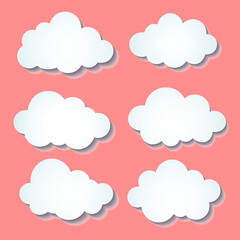 Clouds Set Vector
