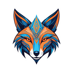 Obraz premium Neo Tribal Fox