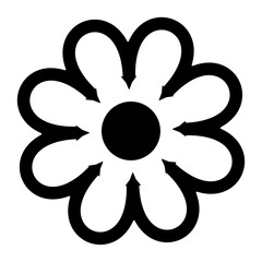 Flower Silhouette Vectors