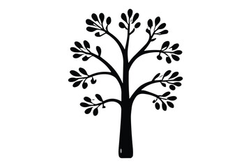 Obraz premium Tree Silhouette Vector Collection