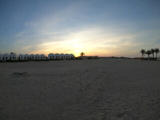 Obraz premium marsa shagra village egypt resort natural eco accomodation