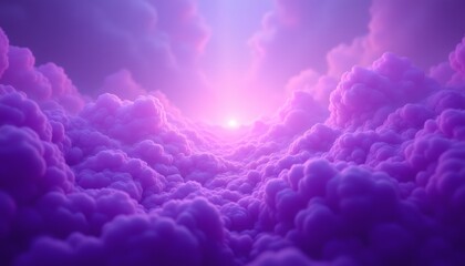 A mesmerizing canvas of color unfolds, transitioning from deep, velvety violet at its core to lighter, ethereal shades of lilac and lavender towards its edges