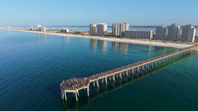 Navarre Beach, FL, clear morning
