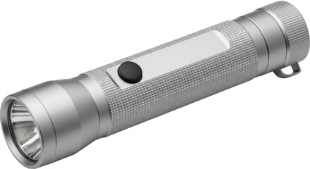 Isolated Cartoon Flashlight