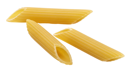 Isolated Penne Pasta