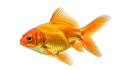 Isolated Golden Fish