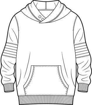 Front And Back Hooded Sweatshirt Outline Supreme Champion