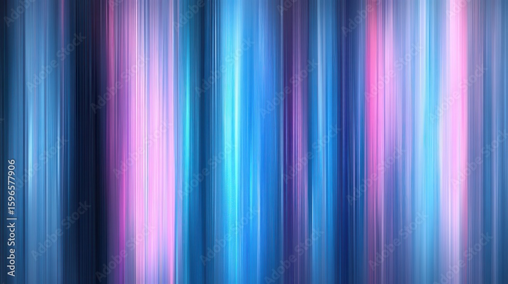 Wall mural abstract gradient background with vertical lines in blue and pink