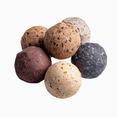 Colorful Spherical Objects in a Cluster