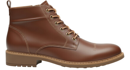 Isolated Leather Boot